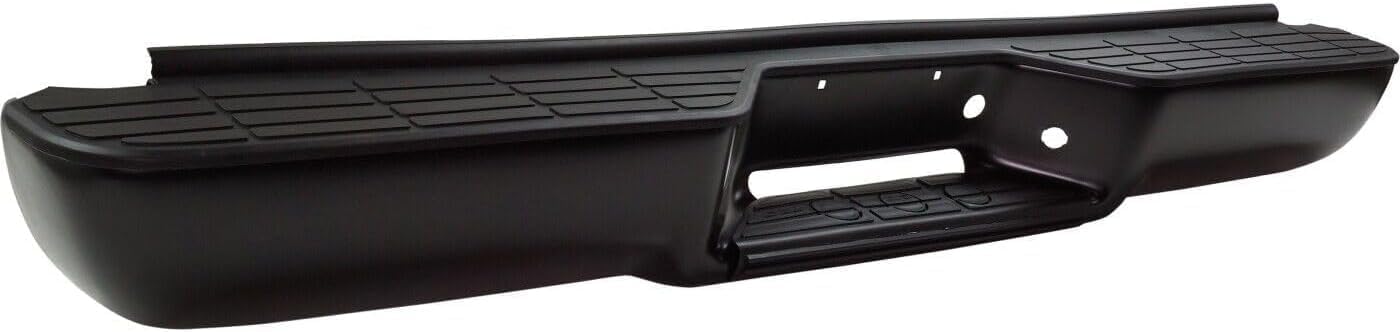 Rear Step Bumper Assembly Primed Steel Direct Replacement Compatible With 1988-2000 Chevrolet C/K Series Pickup GM1101110 15025374-PFM