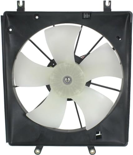 Front Radiator & A/C Condenser Cooling Fan Assembly Plastic Direct Replacement Compatible with 2004-2008 Acura TL AC3115109 AC3113107 19015RDAA01 38615RDAA00