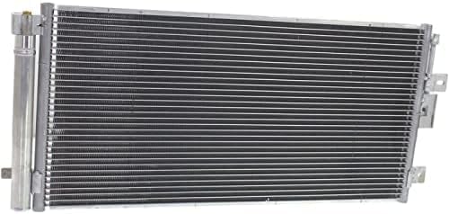 Front A/C Condenser Aluminum Core Direct Replacement Compatible With 2012-2019 Fiat 500 FI3030100 68073679AA
