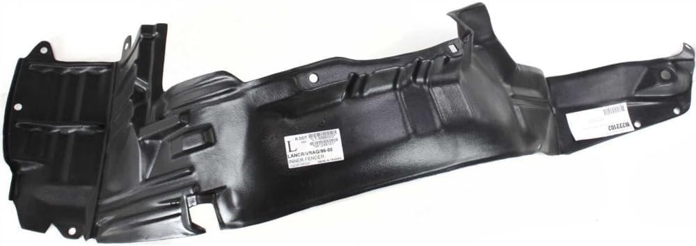 Front Fender Liner Left Driver Side Direct Replacement Compatible with 1997-2002 Mitsubishi Mirage MI1248101 MR241357