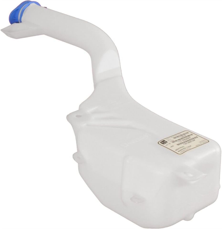 Washer Reservoir With Filler Pump Neck And Cap Direct Replacement Compatible With 2007-2012 Nissan Sentra NI1288104 28910ET000