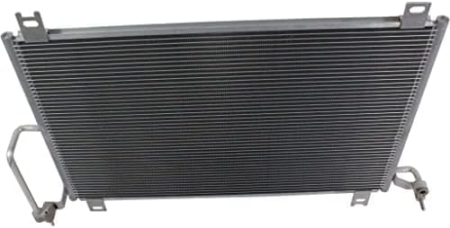 Front A/C Condenser Aluminum Core Direct Replacement Compatible With 2002-2009 Chevrolet Trailblazer GM3030241 89019255