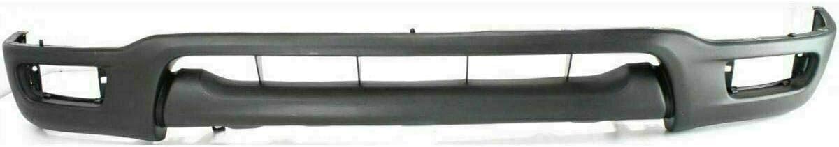 Front Bumper Steel + Upper Filler + Lower Valance + Signal Light Assembly Right Passenger & Left Driver Side Direct Replacement Compatible With Toyota Tacoma 2001-04 TO1095196