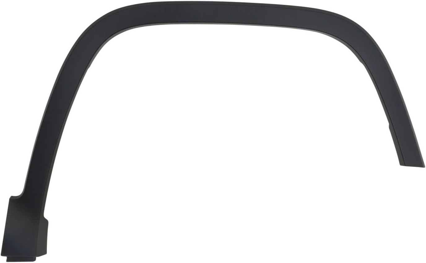 Front Fender Flare Textured Black Right Passenger Side Direct Replacement Compatible With 2014-2018 Jeep Cherokee CH1291111 68210314AE