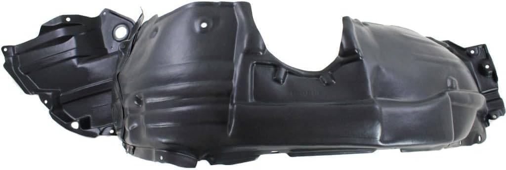 Front Fender Liner Vacuum Form Left Driver Side Without Towing Package Direct Replacement Compatible With 2011-2013 Toyota Highlander TO1248172 538060E070