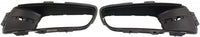 Set Of 2 Front Fog Light Trims Molding Primed With Fog-Light Hole Left Driver & Right Passenger Side Direct Replacement Compatible With 2007-2010 BMW X5 BM1099100 51117172450