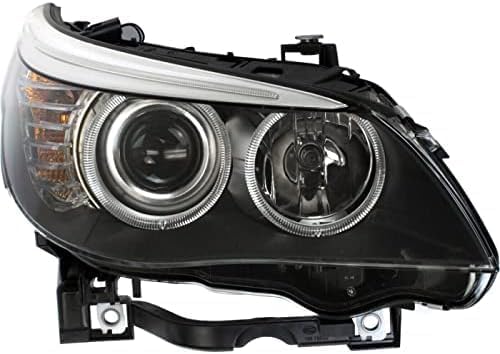 Set Of 2 Front Headlight Assembly Right Passenger & Left Driver Side Direct Replacement Compatible With 2008-2010 BMW 5-Series BM2503142 BM2502142 63127177732 63127177731