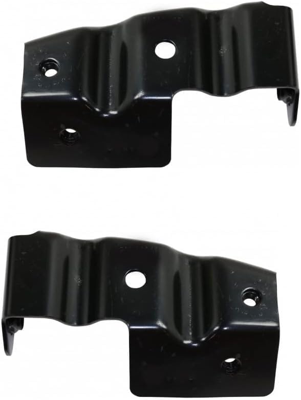 AUTOS PARTS PLUS Set Of 2 Front Bumper Outer Bracket Left Driver and Right Passenger Side Direct Replacement Compatible With GMC Sierra 1500 2500HD 3500 2003-2006 GM1067165 GM1066165 15098995 15098994