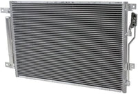 Front AC Condenser Aluminum Core Direct Replacement Compatible With 2013-2016 Dodge Dart CH3030250 55111484AD