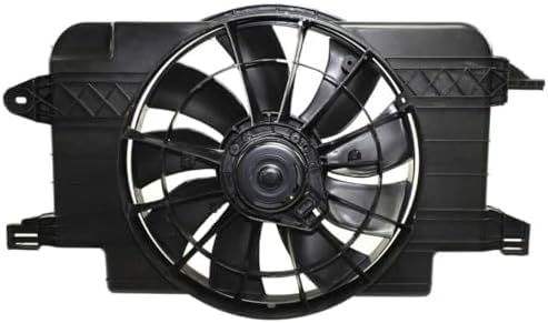 Front Radiator Fan Shroud Assembly Plastic Direct Replacement Compatible with 1991-2002 Saturn S-Series GM3115121 24005834-PFM