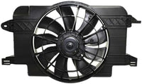 Front Radiator Fan Shroud Assembly Plastic Direct Replacement Compatible with 1991-2002 Saturn S-Series GM3115121 24005834-PFM