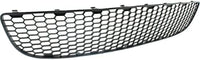 Front Bumper Center Grille Primed Plastic Direct Replacement Compatible With 2006-2010 Volkswagen Beetle VW1036140 1C0807681H01C