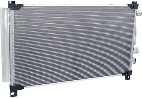 Front AC Condenser Aluminum Core Direct Replacement Compatible With 2015-2017 Hyundai Sonata HY3030158 97606C2000