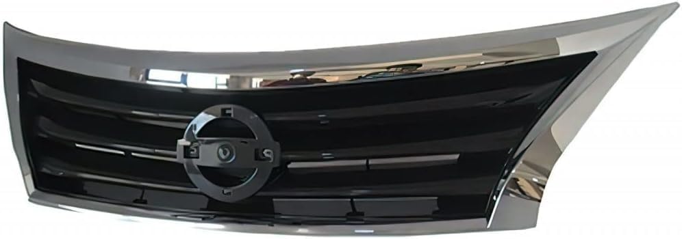Front Grille Chrome Shell/Black Insert Direct Replacement Compatible With 2013-2015 Nissan Altima NI1200250 623103TA0A