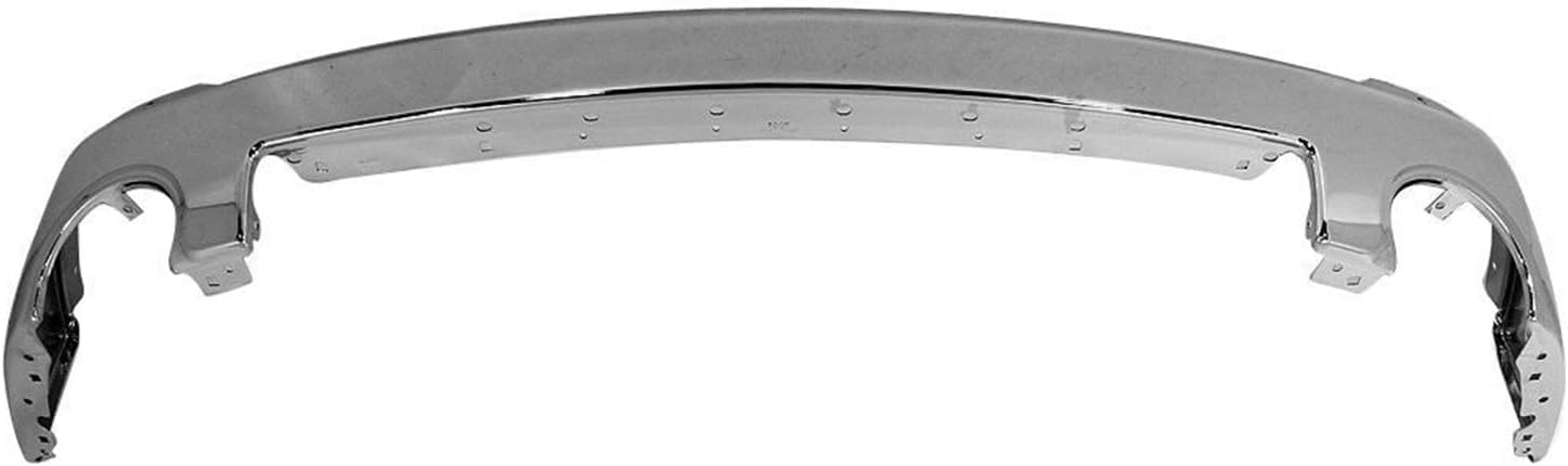 Front Bumper Chrome Steel Direct Replacement Compatible With 2007-2013 GMC Sierra 1500 GM1002833 15901505