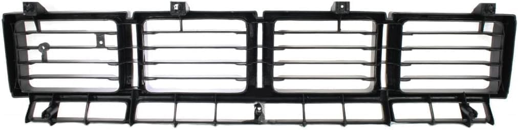 Front Grille Assembly Primed Shell And Insert Plastic Direct Replacement Compatible With 1980-1981 Toyota Pickup TO1200143 5310092301