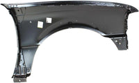 Front Fender Primed Steel With Molding Holes Left Driver Side Direct Replacement Compatible With 1998-2003 Ford Ranger FO1240196 1L5Z16006CA