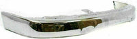 Front Front & Rear Bumper With End Caps Chrome + Lower Valance Panel Primed + Signal Lights + Brackets Right & Left Side Direct Replacement Compatible With 1999-2002 Toyota 4Runner