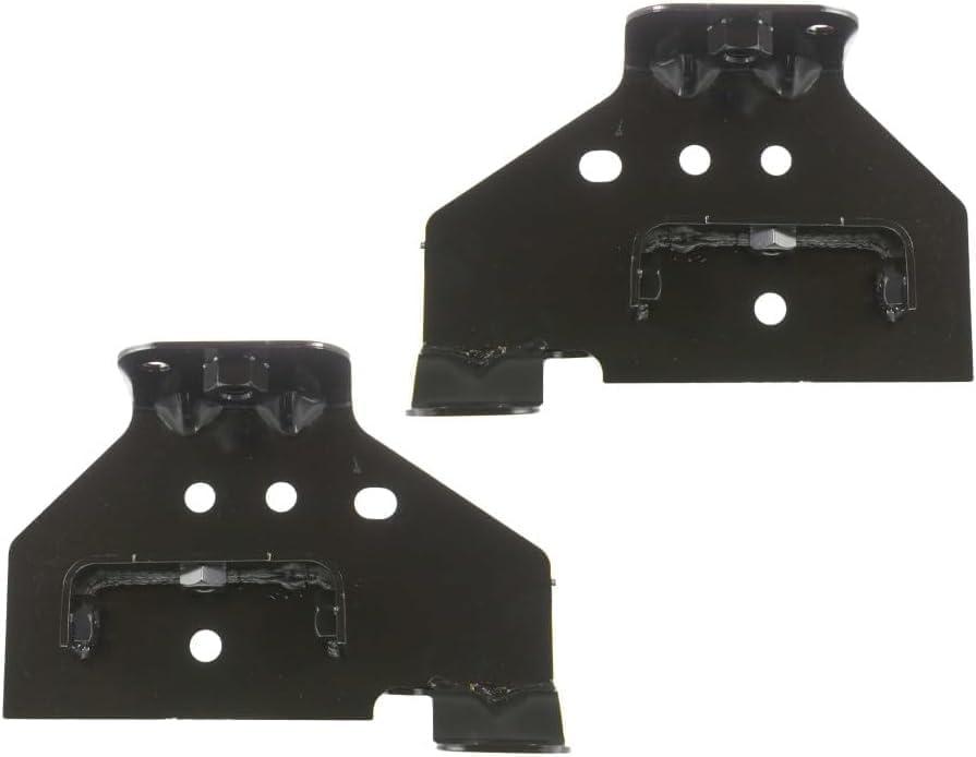Set of 2 Front Bumper Bracket Steel Right Passenger & Left Driver Side Direct Replacement Compatible with 1999-2002 Chevrolet Silverado / GMC Sierra 1500 / 2000-2006 Yukon GM1067131