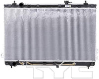 Front Radiator Aluminum Core Direct Replacement Compatible With 2006-2010 Kia Sedona / 2007-2008 Hyundai Entourage KI3010128 253104D901