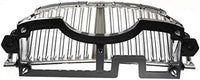 Front Grille Chrome Shell With Silver Insert Direct Replacement Compatible With 1998-2002 Lincoln Town Car FO1200349 XW1Z8200AA