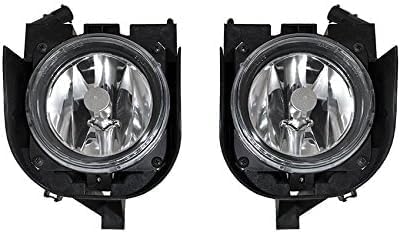 Set Of 2 Front Fog Lights Assembly Plastic Left Driver & Right Passenger Side Direct Replacement Compatible With 1999-2001 Ford Explorer FO2592176 FO2593176 XL2Z15200BA XL2Z15200AA