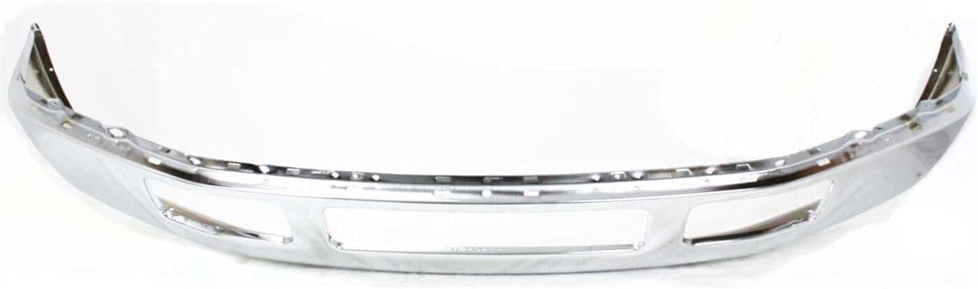 Front Bumper Chrome Steel Direct Replacement Compatible With 2005-2007 Ford F-Series Super Duty FO1002392 5C3Z17757BA