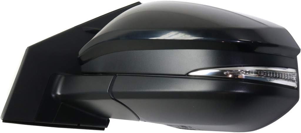 Front Power Mirror Manual Folding Heated Primed Left Driver Side Direct Replacement Compatible With 2016-2018 Toyota RAV4 TO1320346 879400R220C0