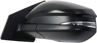Front Power Mirror Manual Folding Heated Primed Left Driver Side Direct Replacement Compatible With 2016-2018 Toyota RAV4 TO1320346 879400R220C0