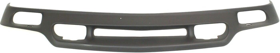 AUTOS PARTS PLUS Front Bumper Lower Valance Air Deflector Textured With Fog Light Holes Direct Replacement Compatible With 1999-2004 GMC Sierra 1500 2500 3500 GM1092169 88980801