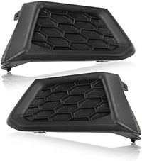 Set Of 2 Front Fog Light Cover Textured Plastic Left Driver & Right Passenger Side Direct Replacement Compatible With 2019-2022 Nissan Altima NI1039163 NI1038163