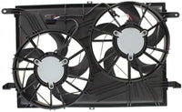 Front Radiator Dual Fan Shroud Assembly Direct Replacement Compatible with 2009-2017 Chevrolet Traverse / 2007-2017 GMC Acadia GM3115219 23434158