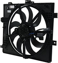 Front Radiator Cooling Fan Assembly Plastic Direct Replacement Compatible with 2012-2019 Nissan Versa / 2014-2019 Note NI3115143 214819KK0A
