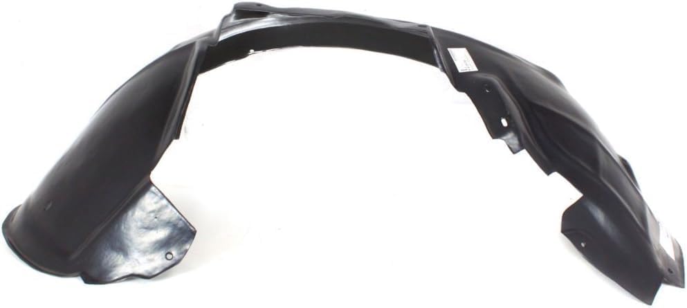 Front Fender Liner Right Passenger Side Direct Replacement Compatible With 2005-2011 Audi A6 AU1250107 4F0821133P-PFM