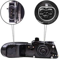 Set Of 2 Front Headlight Assembly Right & Left Side Direct Replacement Compatible With 1996-1999 Dodge Caravan/Chrysler Town & Country/Plymouth Grand Voyager CH2502109 CH2503109