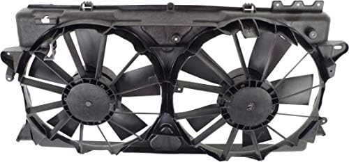 Front Radiator Dual Cooling Fan Assembly Plastic Direct Replacement Compatible with 2010-2014 Ford F-150/2010-2017 Lincoln Navigator/Expedition FO3115184 FO3115213