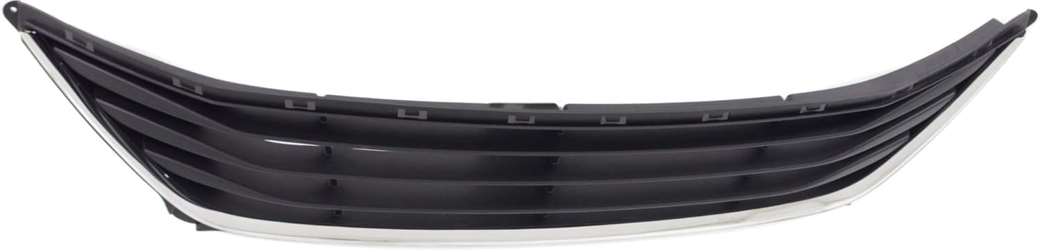 Front Bumper Grille Textured With Chrome Insert Direct Replacement Compatible With 2014-2016 Hyundai Elantra HY1036120 865603X700