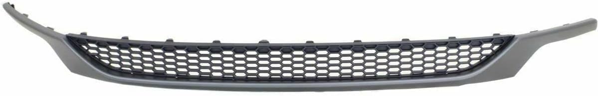 Front Bumper Lower Grille Primed Direct Replacement Compatible With 2015-2017 Hyundai Sonata HY1036121 86560C2300