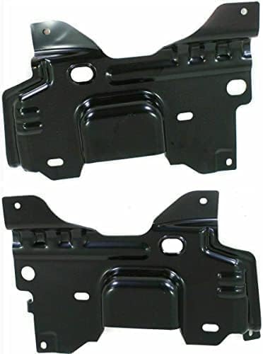 Front Bumper Set Of 4 Bracket Left Driver & Right Passenger Side Direct Replacement Compatible With 2009-2014 Ford F-150 FO1066180 FO1067180 FO1066177 FO1067177 9L3Z5D058AA