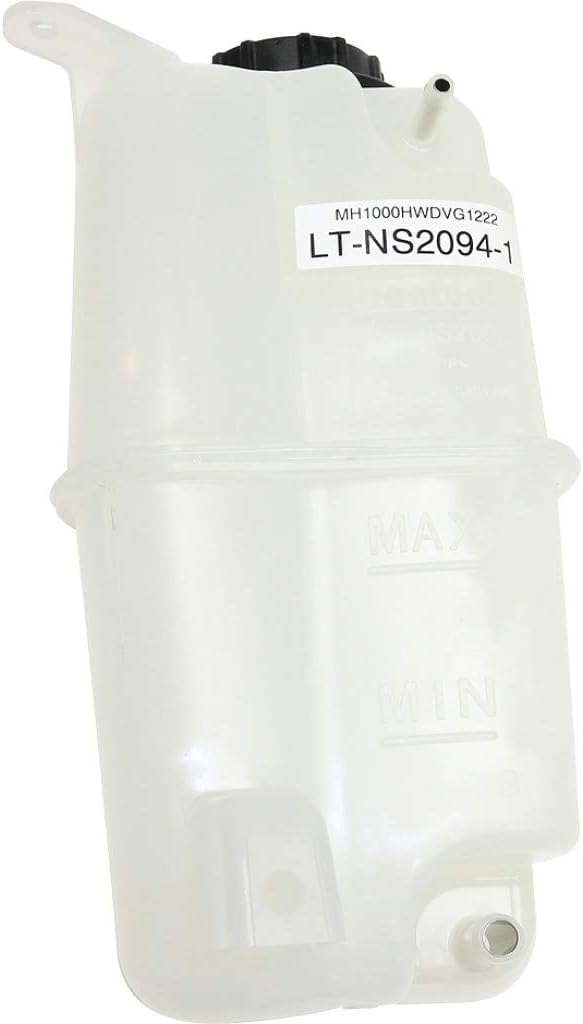 Front Radiator Coolant Reservoir Expansion Tank Assembly With Cap Direct Replacement Compatible With 2004-2015 Nissan Titan NI3014129 217109FF0A-PFM