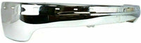 Front Bumper Chrome Steel + Upper Cover Textured + Lower Valance +Fog Light Direct Replacement Compatible With 2001-2002 Chevrolet Silverado 2500HD 3500 GM1002376 GM1051106