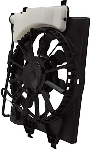 Front Radiator Single Fan Assembly Direct Replacement Compatible with 2018-2022 Hyundai Accent / 2018-2023 Kia Roi HY3115161 25380H9050