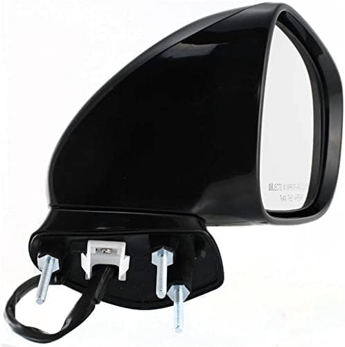 Set Of 2 Front Power Mirror Manual Folding Heated Primed Plastic Left Driver & Right Passenger Side Direct Replacement Compatible With 2006-2008 Lexus IS350 / IS250