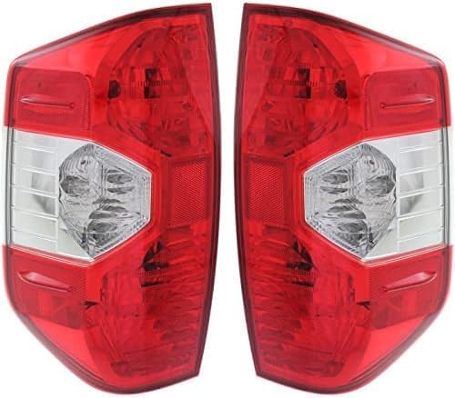 Set Of 2 Tail Light Assembly Right Passenger & Left Driver Side Direct Replacement Compatible With 2014-2021 Toyota Tundra TO2801193 TO2800193 815500C101 815600C101