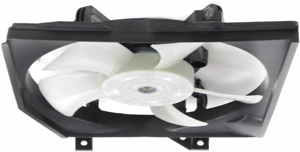 AUTOS PARTS PLUS Front AC Condenser Cooling Fan Right Passenger Side Direct Replacement Compatible With 1999-2000 Mazda Protege MA3113106 B59515035C