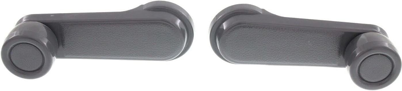 AUTOS PARTS PLUS Front Or Rear Window Crank Gray Direct Replacement Compatible with 1986-1997 Nissan Pickup / 1998-2004 Frontier 8076001G2 8076051S00