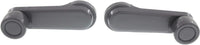 AUTOS PARTS PLUS Front Or Rear Window Crank Gray Direct Replacement Compatible with 1986-1997 Nissan Pickup / 1998-2004 Frontier 8076001G2 8076051S00
