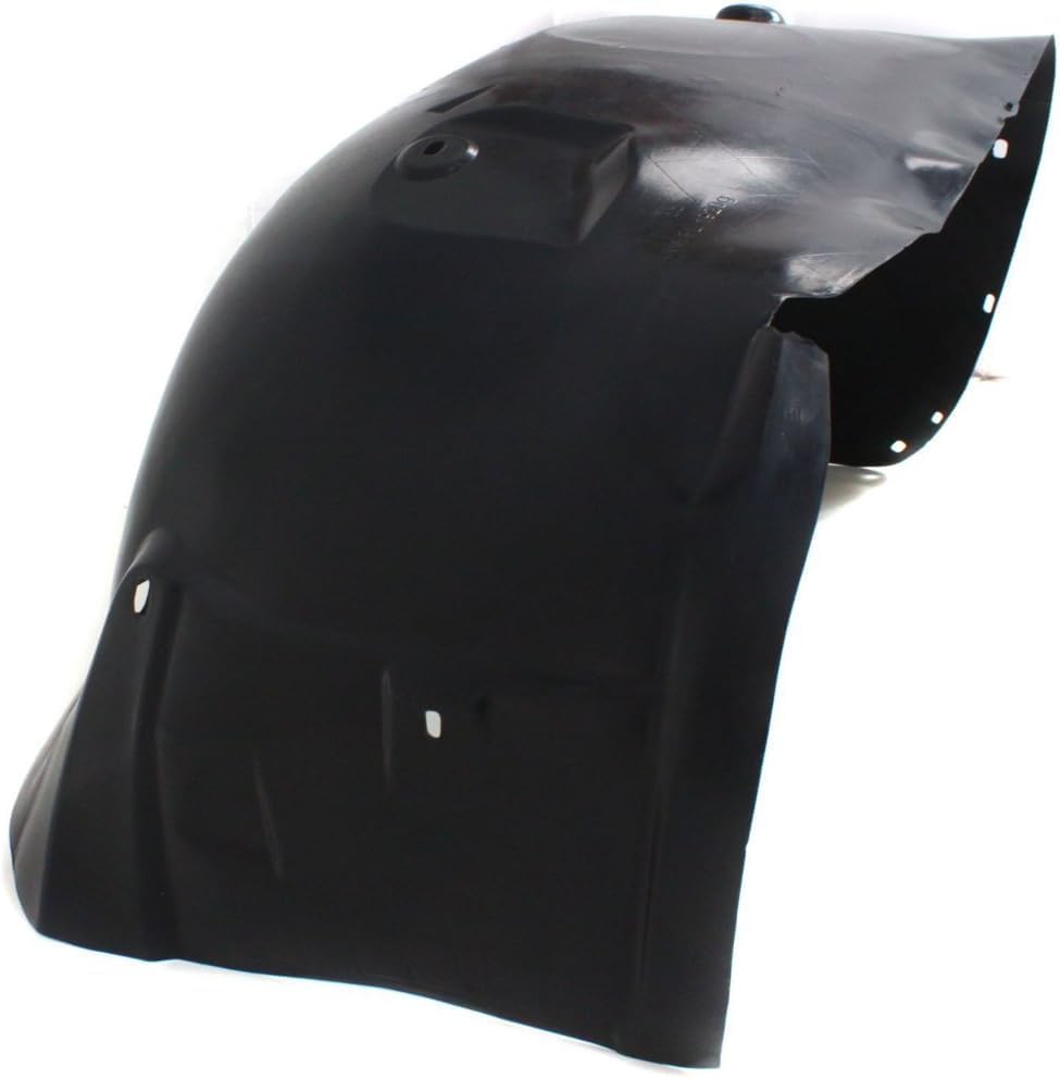 Front Fender Liner Left Driver Side Direct Replacement Compatible With 2007-2010 Chevrolet Silverado 2500HD 3500HD GM1248188 25860904