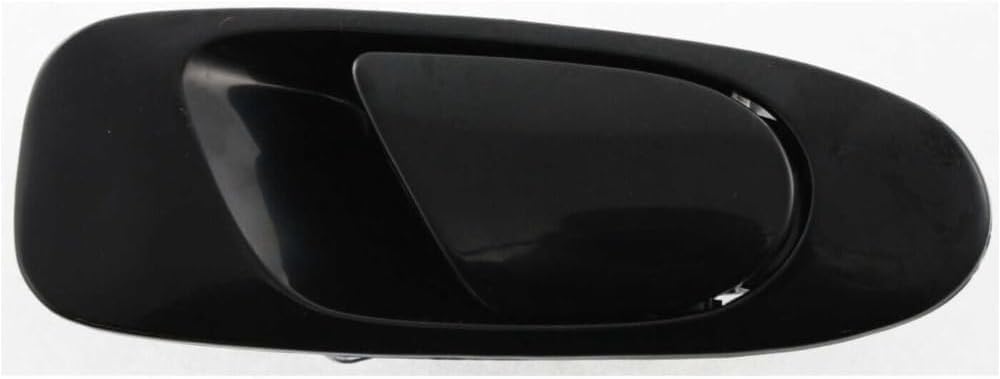 Rear Exterior Door Handle Smooth Black Right Passenger Side Direct Replacement Compatible with 1992-1995 Honda Civic HO1521102 72640SR4J01ZC