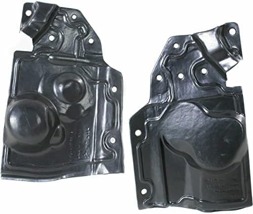 Set of 2 Front Engine Splash Shield Under Cover Right Passenger & Left Driver Side Direct Replacement Compatible with 2008-2012 Nissan Rogue NI1228155 NI1228156 64838JG00A 64839JG00A